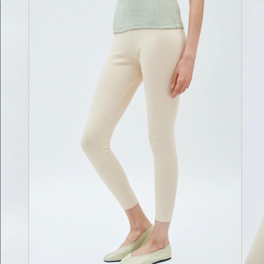 Kotn Ribbed Leggings - size M